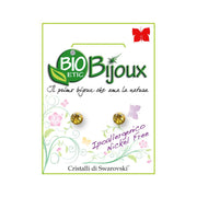 Orecchino Biobijoux Xilion 6,2mm Topazio 1 Paio  - 2
