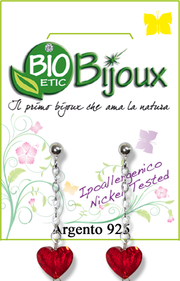 Bioetic Bijoux Pendente Cuore Love Siam 1 Paio  - 1
