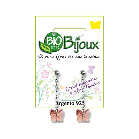 Bioetic Bijoux Orecchini Pendente Farfalla Argento  - 1