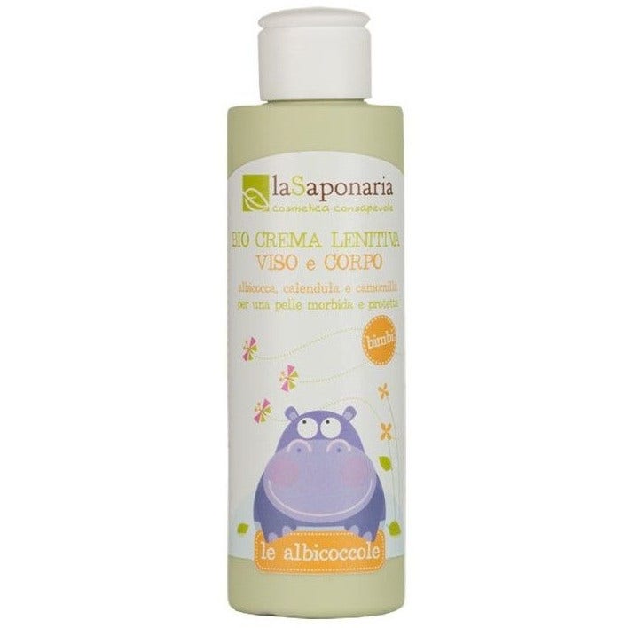 La Saponaria Bio Le Albicoccole Crema Lenitiva Viso/Corpo 150ml  - 1