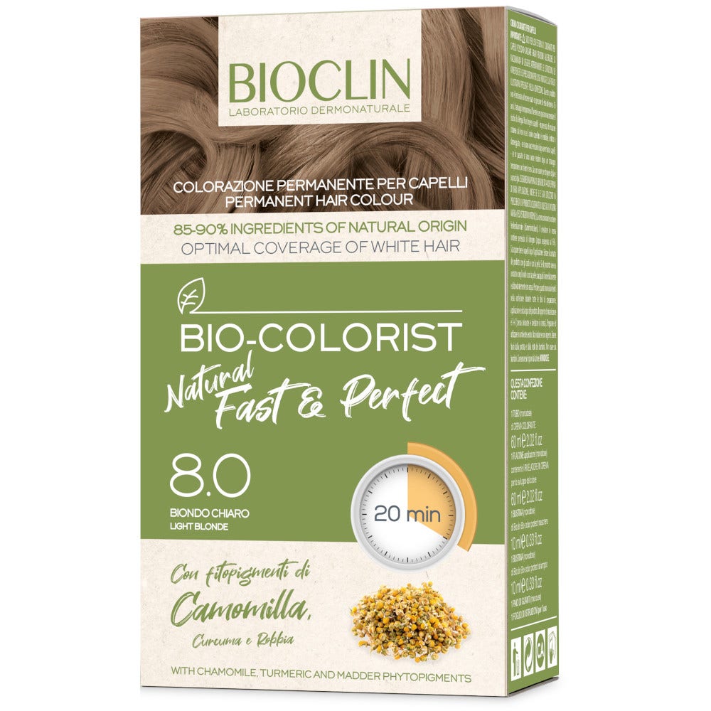 Bioclin Bio-Colorist Natural Fast E Perfect 8 Biondo Chiaro  - 2