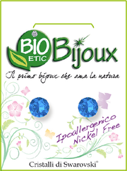Orecchino Biobijoux Xirius 7,15mm Zaffiro  - 1