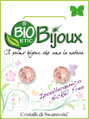 Orecchino Biobijoux Xirius 7,15mm Vintage Rose  - 1