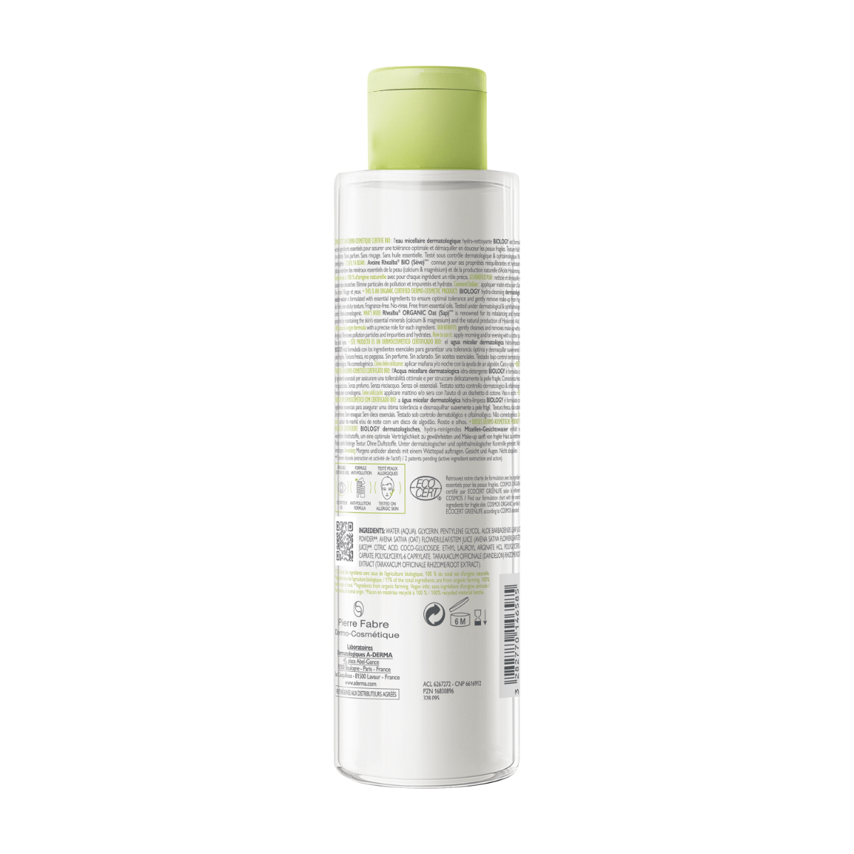 A-Derma Biology Acqua Micellare Dermatologica Idra-Detergente 200ml-1