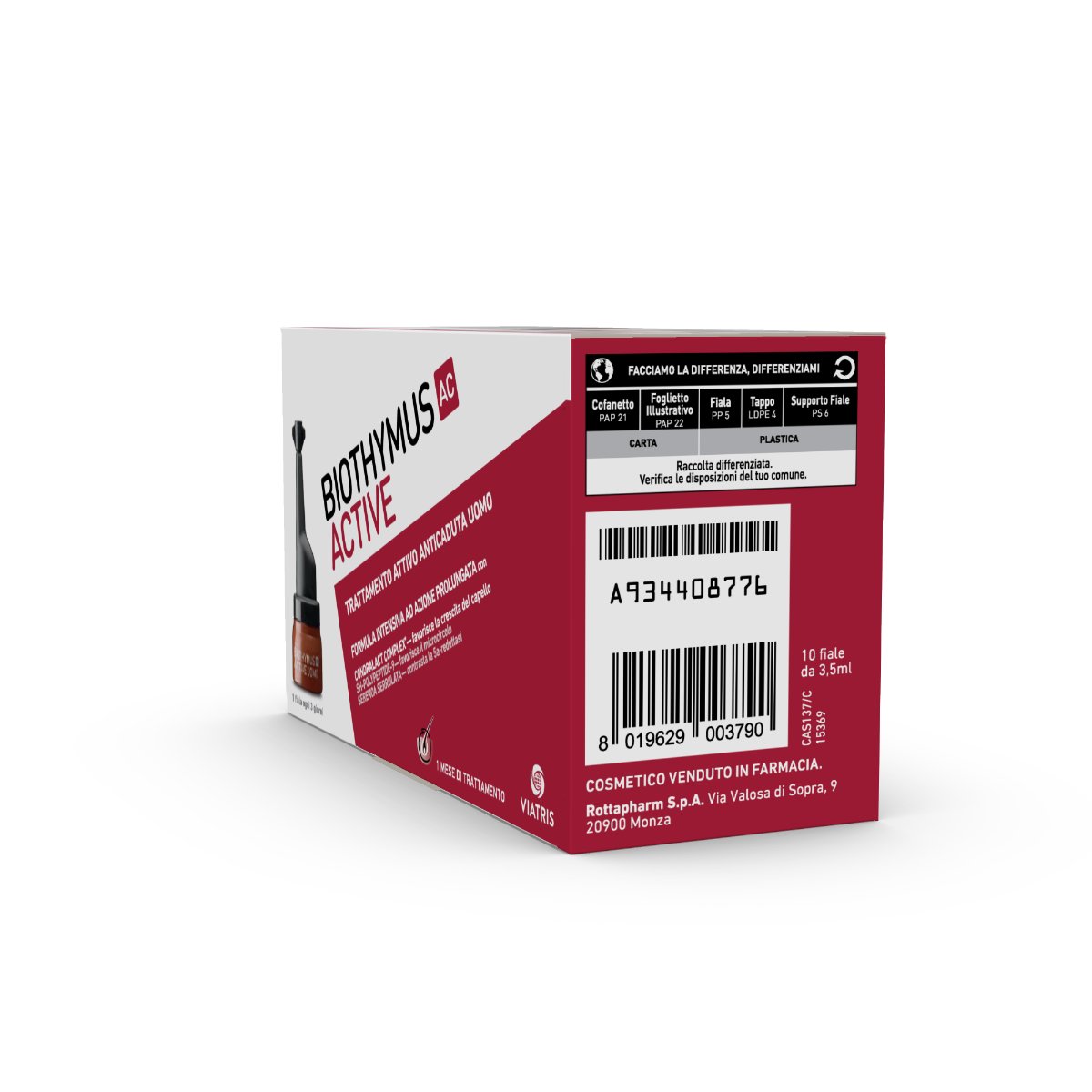 Biothymus AC ACT Uomo Trattamento 10 Fiale-7