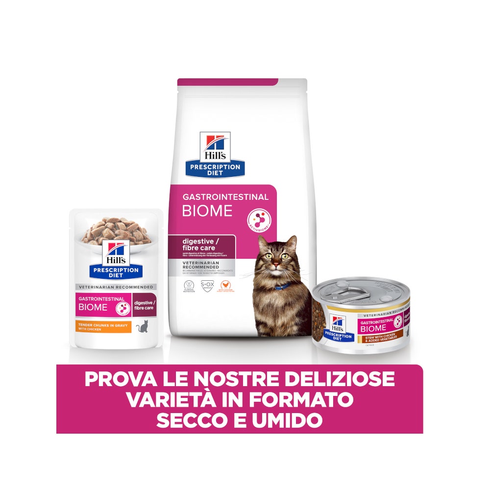Hill's Prescription Diet Gastrointestinal Biome Alimento Per Gatti Con Pollo 85g-2