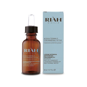 Riah Acqua Termale Lozione Intensiva Antiforfora Grassa Con Dandrylis 20ml    - 2