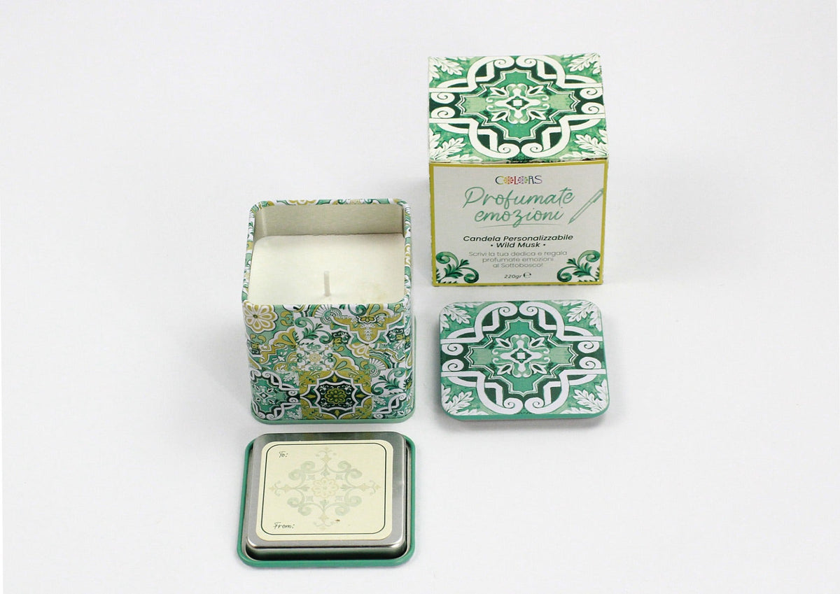 Colors Candela Profumata Personalizzabile Wild Musk-1
