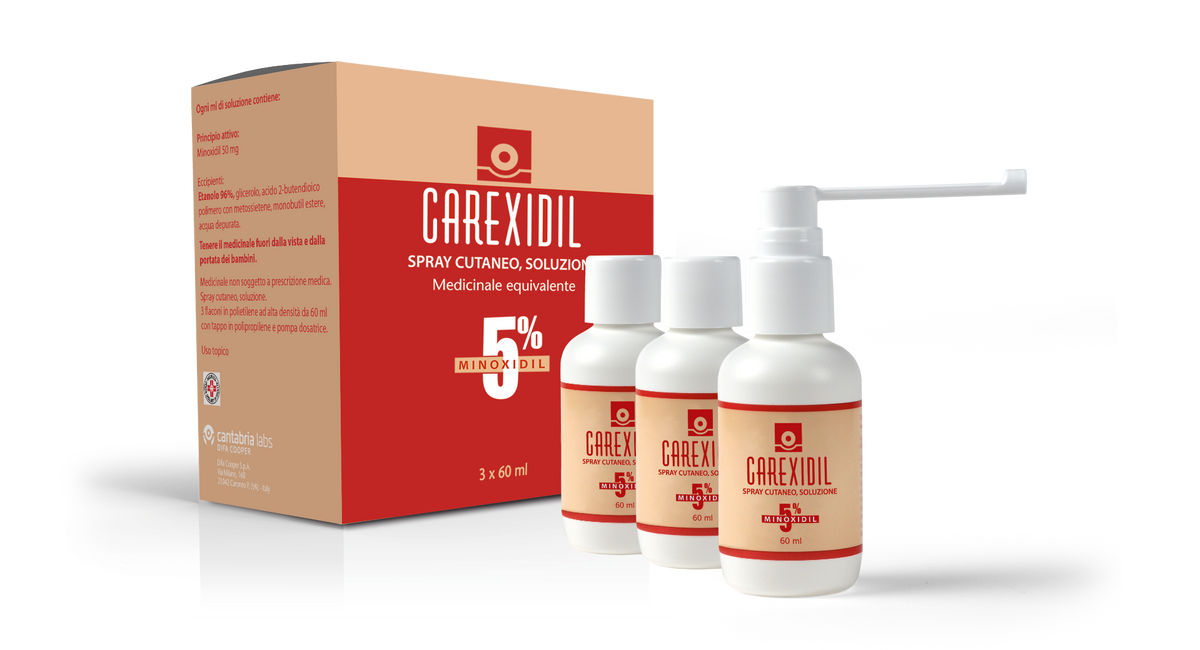 Carexidil Soluzione Cutanea 5% 3x60ml-2