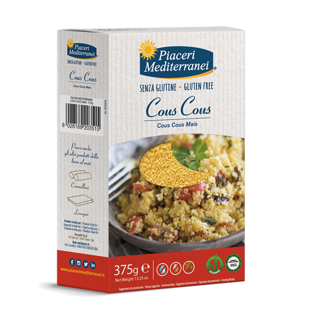 Piaceri Mediterranei Cous Cous Mais 375g - 2