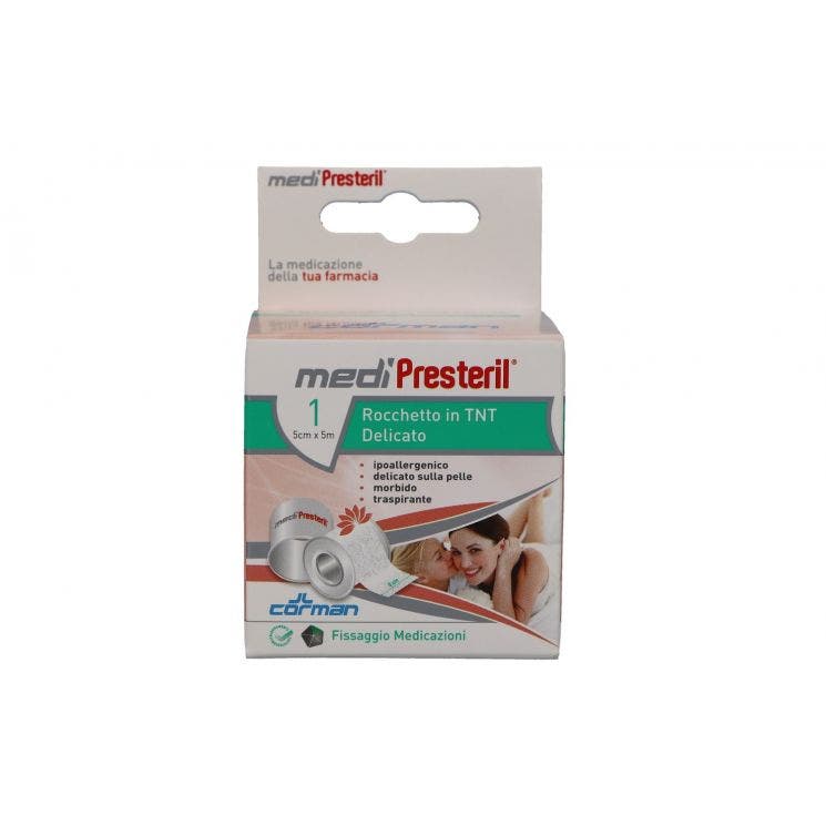 Medipresteril Cerotto Tessuto Non Tessuto Rocchetto 5cmx5m  - 1