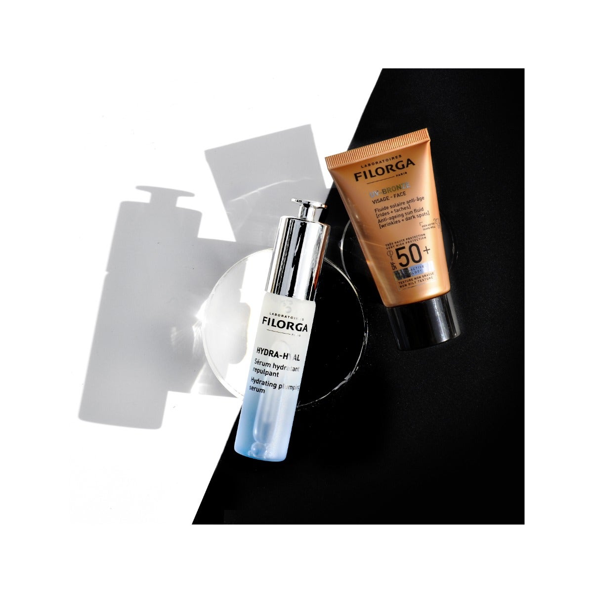 Filorga Cofanetto Hydra Hyal Siero 30ml + Uv-Bronze Solare Viso 40ml SPF50+  -6