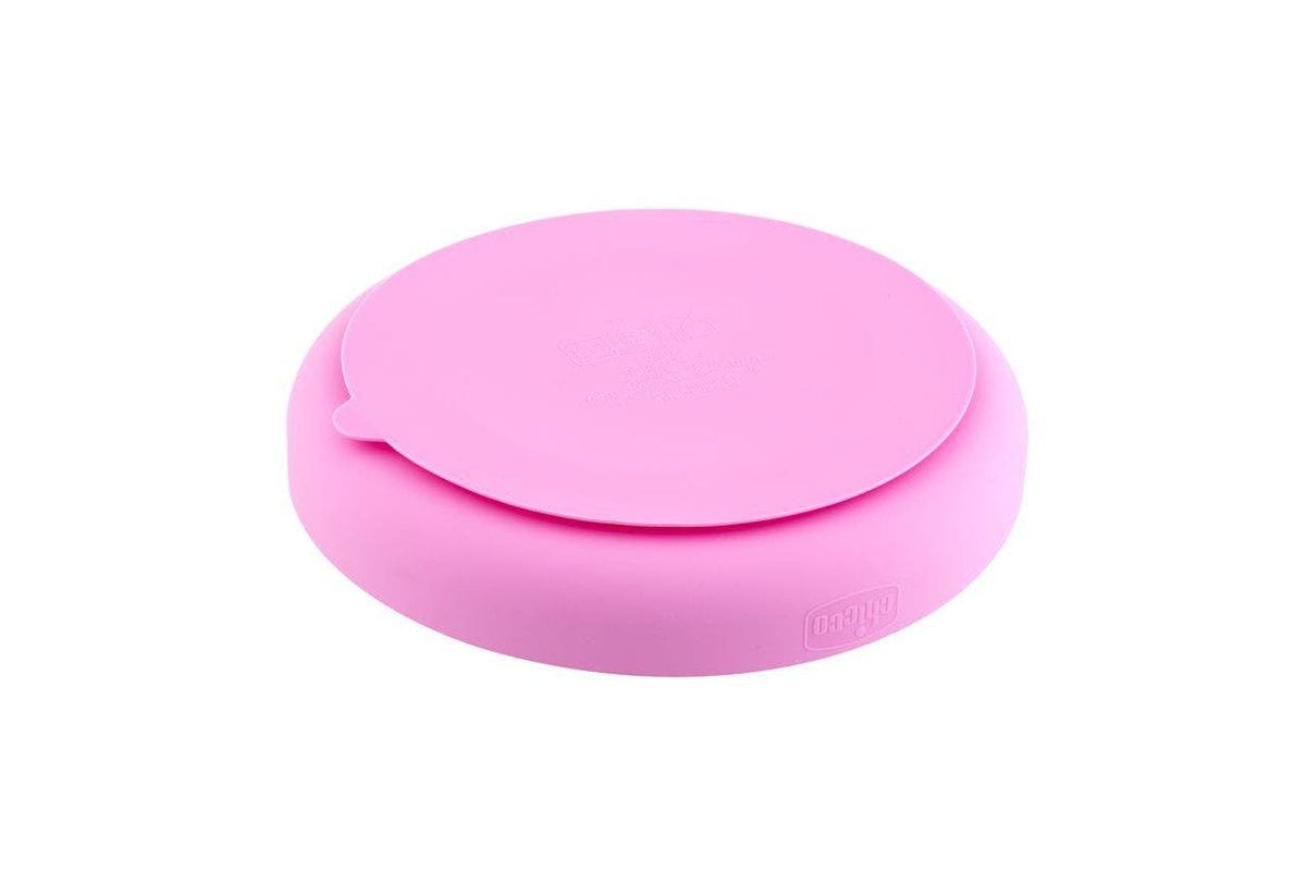 Chicco Piatto Silicone Con Ventosa Rosa 1 Pezzo  - 2