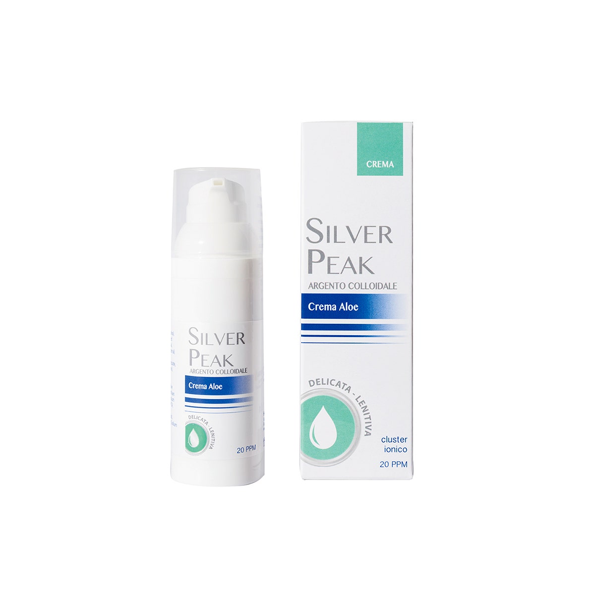 Silver Peak Crema Aloe Argento Colloidale 50ml  - 2
