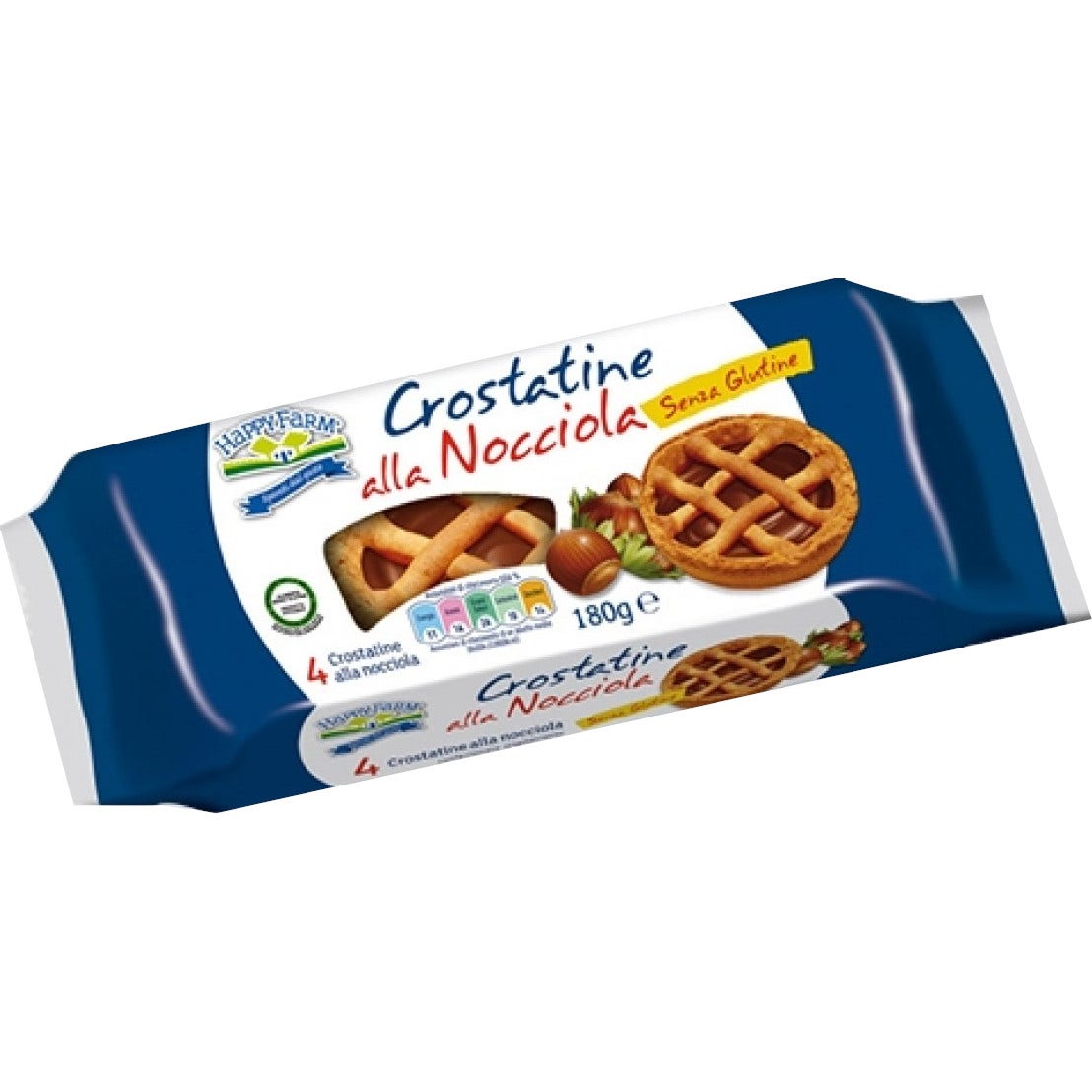 Happy Farm Crostata Nocciola Senza Glutine 180g  - 3