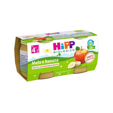 Hipp Omogeneizzato Mela Banana 2x80g - 2