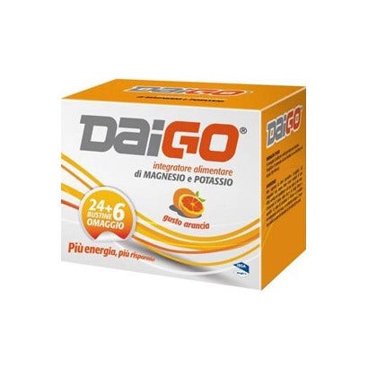 Daigo Magnesio E Potassio Arancia 24+6 Bustine 240g  - 2