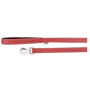 Camon Guinzaglio Con Maniglia In Neoprene E Cuciture Reflex Rosso 2x120cm  - 1