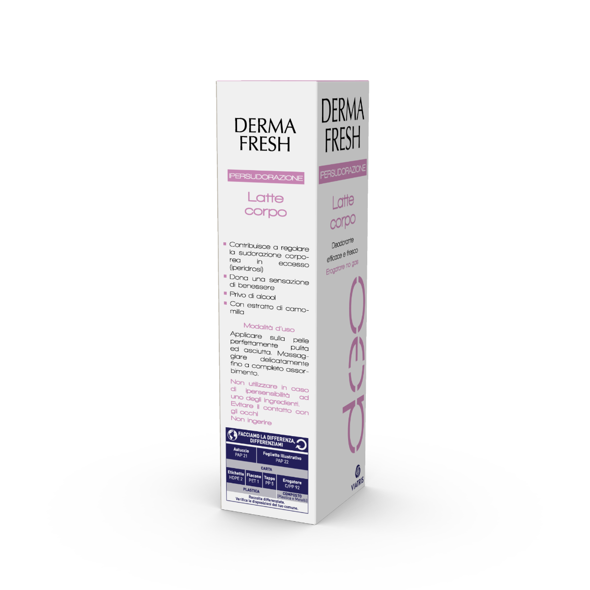 Dermafresh Ipersudorazione Latte Corpo Deodorante 100ml-4