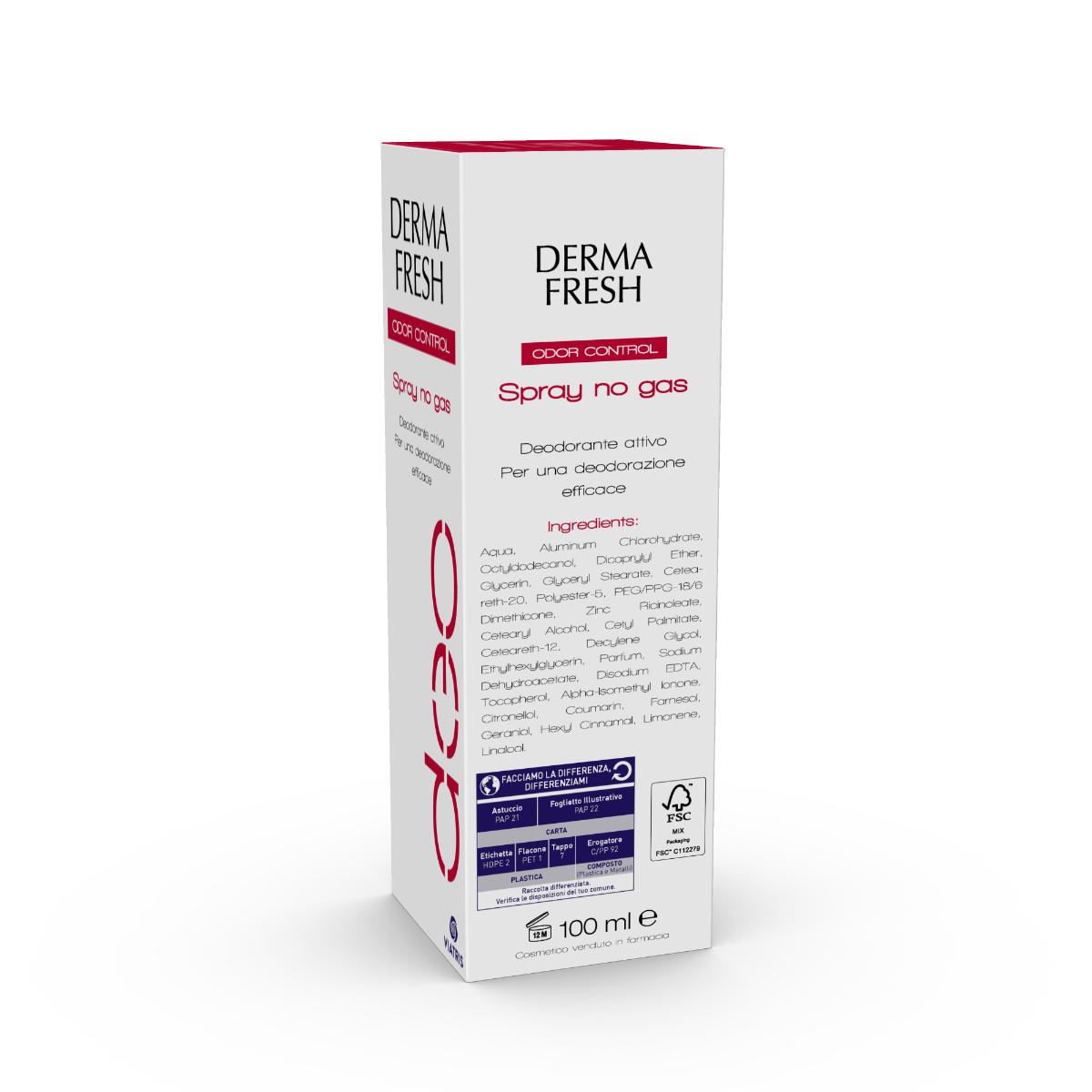 Dermafresh Odor Control Spray 100ml-5