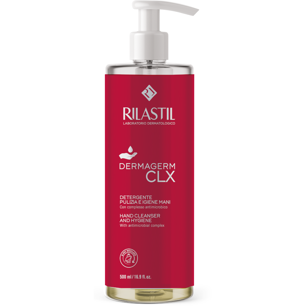 Rilastil Dermagerm CLX Detergente Mani Antimicrobico 500ml  - 2