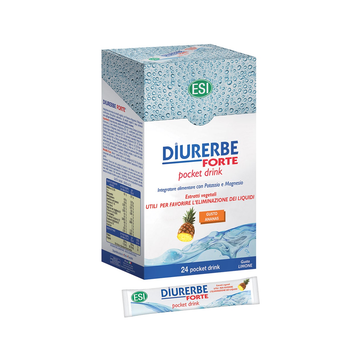 Diurerbe Forte 24 Pocket Drink Ananas  - 2