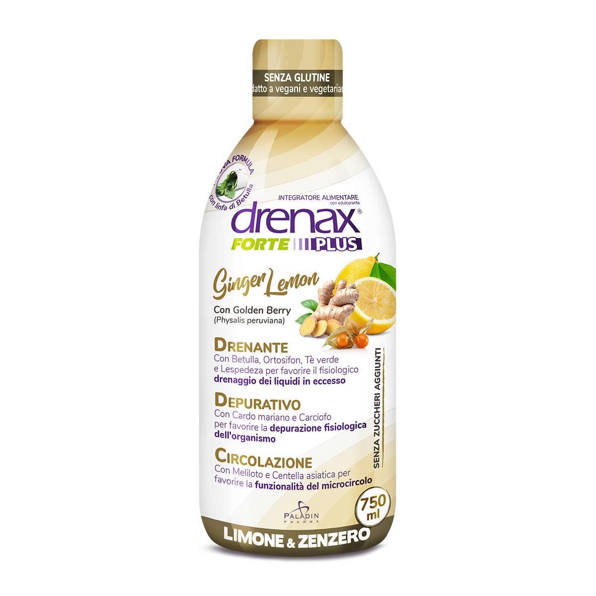 Drenax Forte Plus Ginger Lemon 750ml  - 2