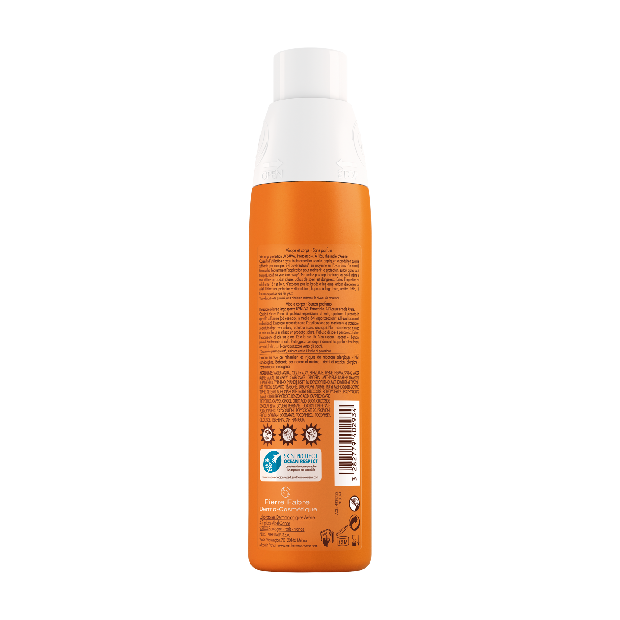 Eau Thermale Avene Protezione Solare Spray Bambino SPF30 200ml-6
