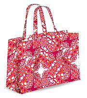 Colors Tote Borsa Mare Reversibile Colore Rosso-0