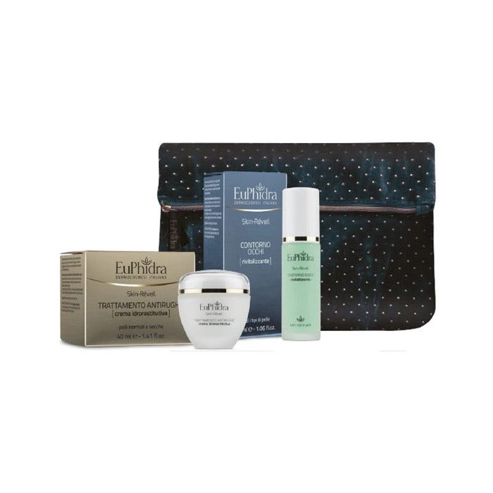 Euphidra Kit Il Mio Scrigno Rivitalizzante Contorno Occhi 30ml+Crema Idrorestitutiva 40ml-0