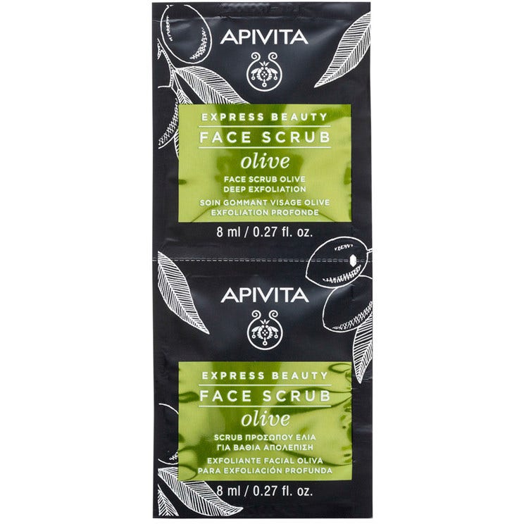 Apivita Express Beauty Scrub Viso Esfoliante Olive 2x8ml  - 2