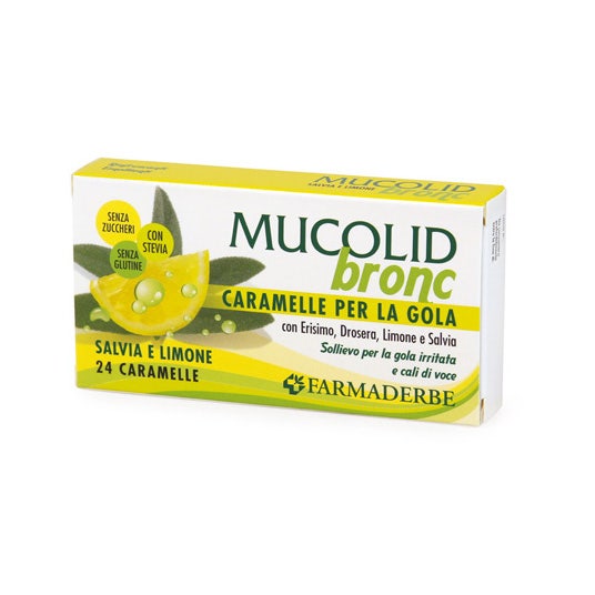 Mucolid Bronc Salvia E Limone 24 Caramelle  - 2