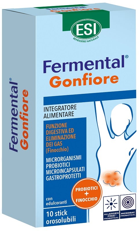 Esi Fermental Gonfiore 10 Stick Orosolubili-1