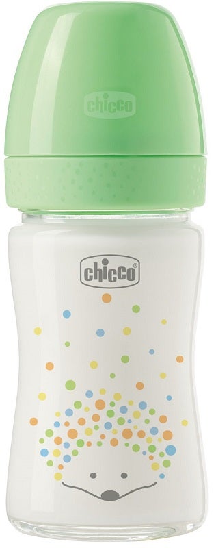 Chicco Biberon Perfect Glass Unisex Silicone da 150 ml-1