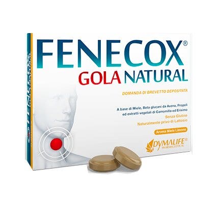 Fenecox Gola Natural Miele Limone 36 Pastiglie-3