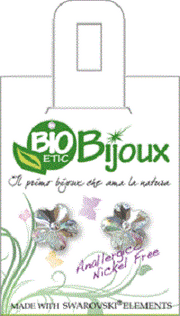 Bioetic Orecchino Fiore 10mm Crystal  - 1