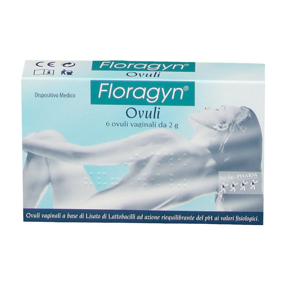 Floragyn Ovuli Vaginali 12g 6 Pezzi  - 3