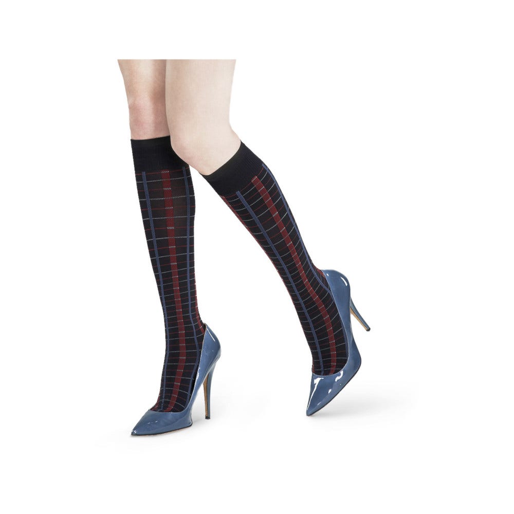 Solidea Calza Elastica Scottish Knee-High 100 Nere M  - 1