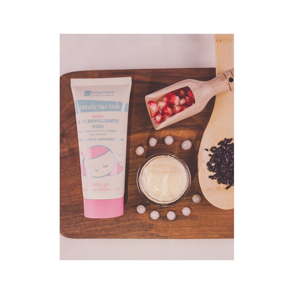 La Saponaria Wonderscrub Gel Esfoliante Viso 100ml-2