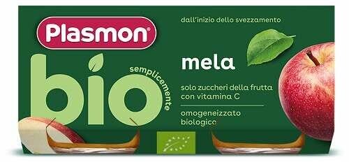 Plasmon Omogeneizzato Bio Mela 2x80g 6Mesi+-1