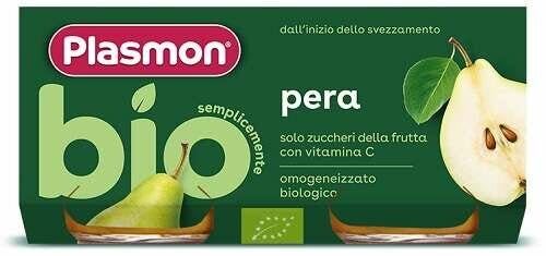 Plasmon Omogeneizzato Bio Pera 2x80g 6Mesi+-1