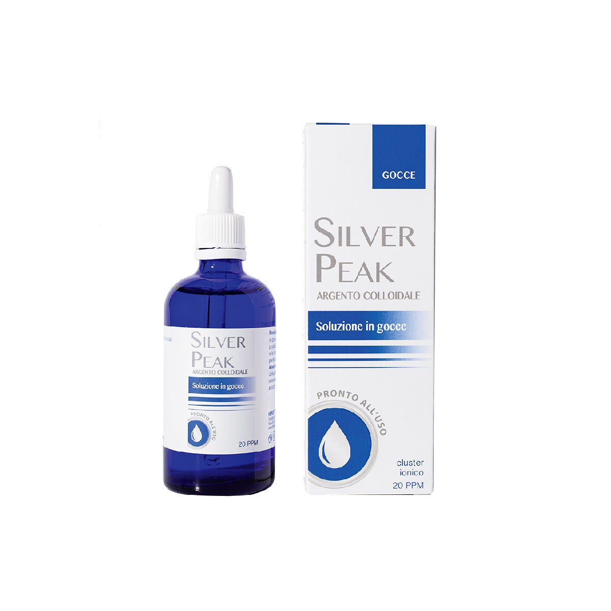 Silver Peak Soluzione Gocce Argento Colloidale 100ml  - 2