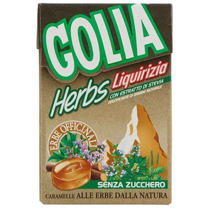 Golia Herbs Liquiriza/Stevia Caramelle 20 Pezzi-1