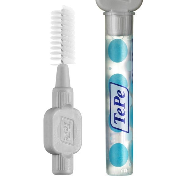 TePe Original Grigio Scovolino Per Pulizia Interdentale Misura ISO 7 Filo 1,3 mm 6 Pezzi-2