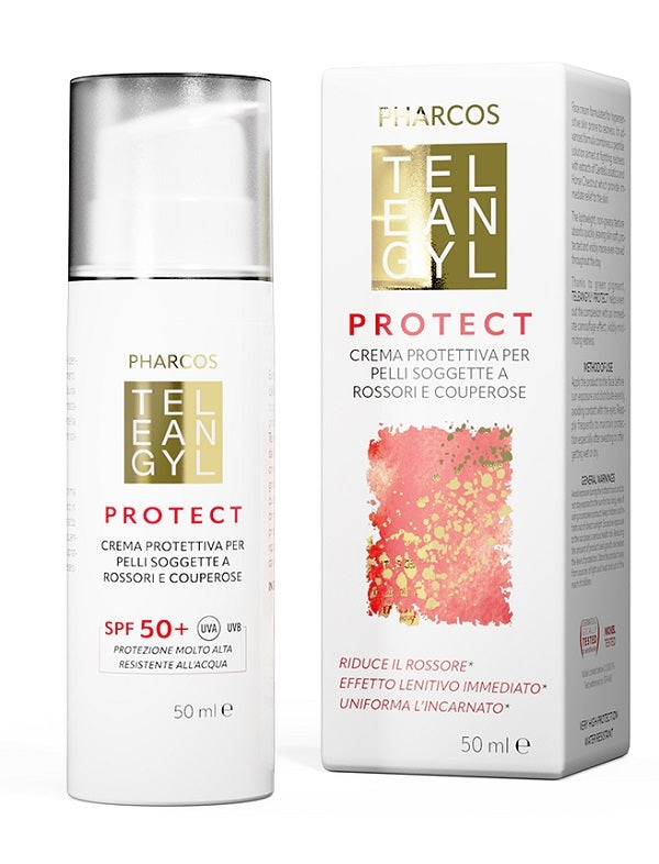 Pharcos Teleangyl Protect Crema Viso SPF50+ 50ml