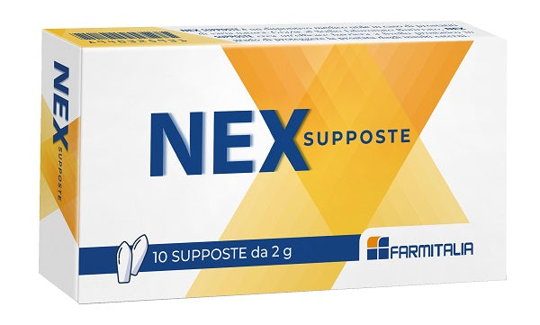 Nex Supposte 10 Pezzi Da 2g