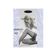 Solidea Marilyn 140 Sheer Calza Autoreggente Nera Taglia 2  - 1