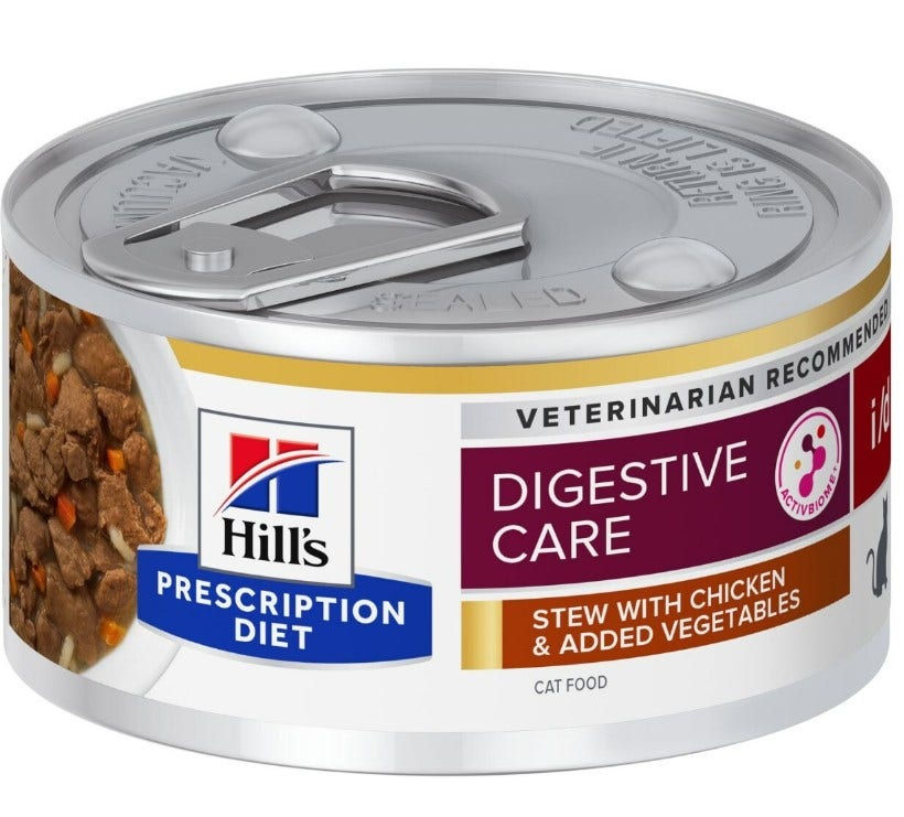Hill's Presctiption Diet I/D Digestive Spezzatino Pet Gatti Lattina 82gr-3