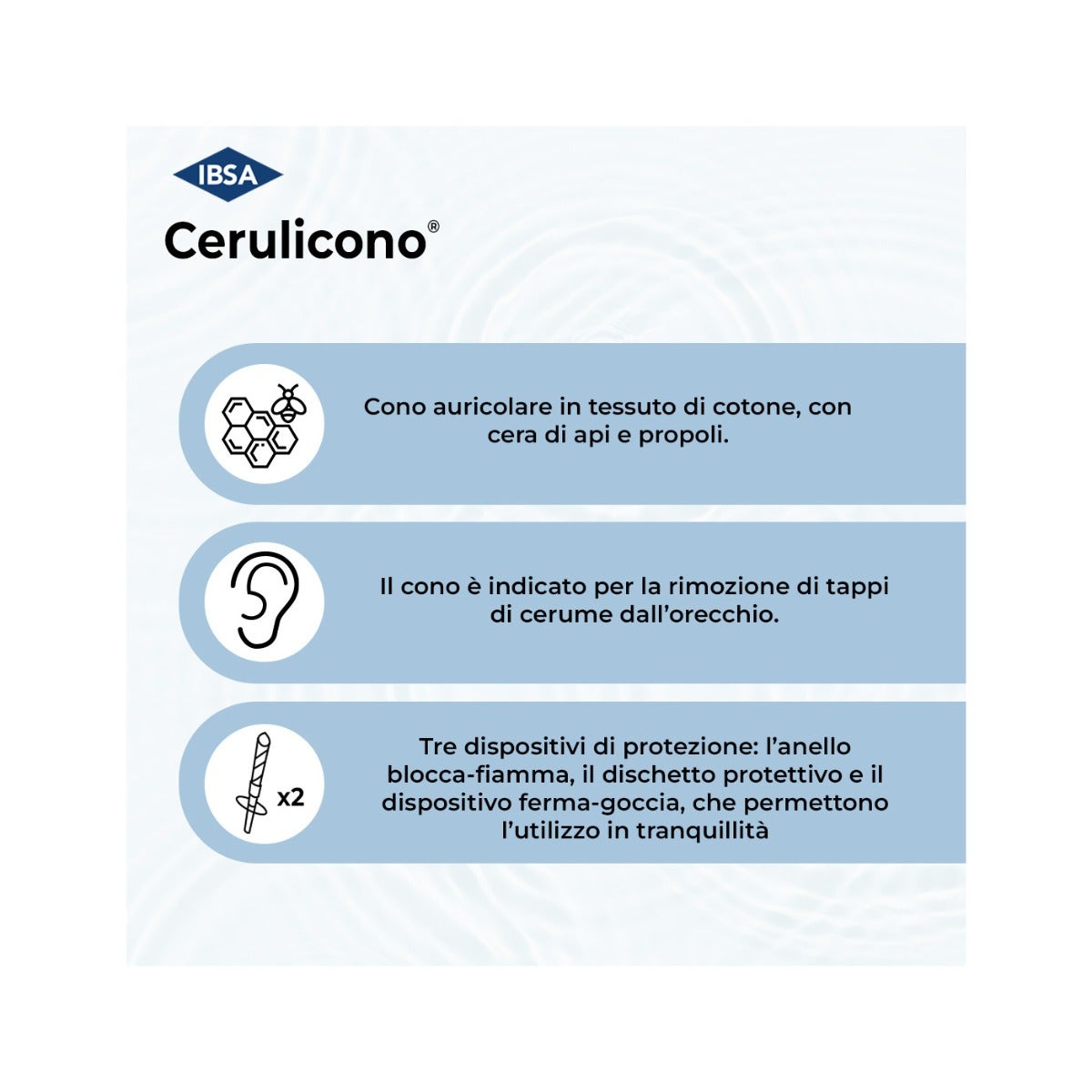 Cerulicono Per l'igiene Dell'Orecchio 2 Coni Auricolari-7