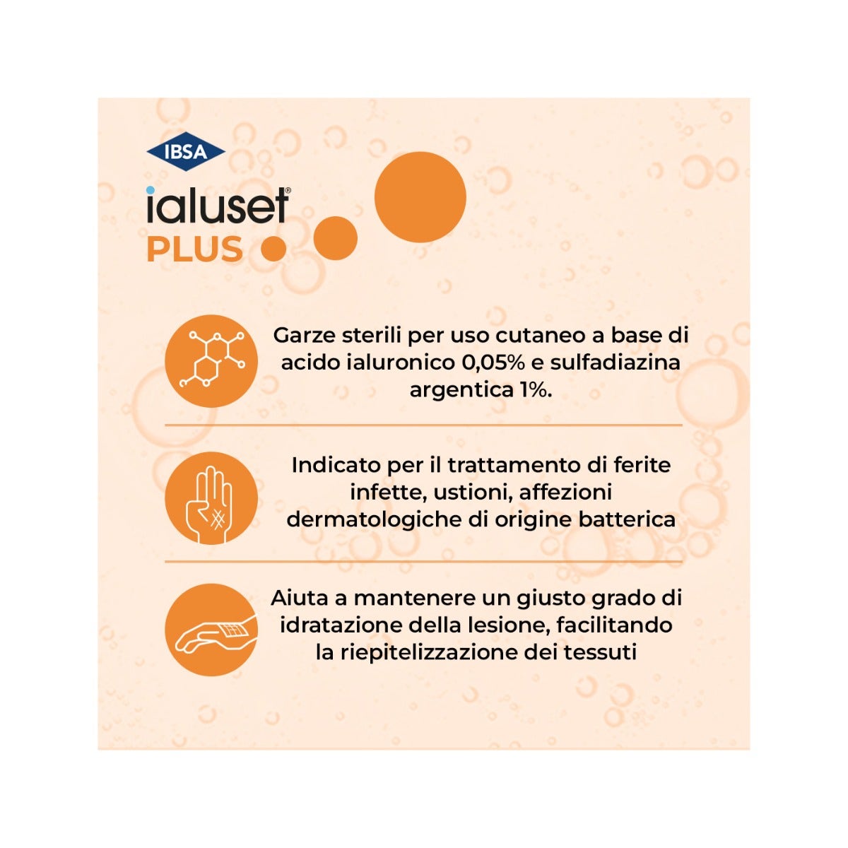 Ialuset Plus Garza 10x10cm 10 Pezzi-2